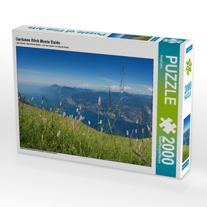 CALVENDO Puzzle Gardasee Blick Monte Baldo 2000 Teile Lege-Größe 90 x 67 cm Foto-Puzzle Bild von SusaZoom