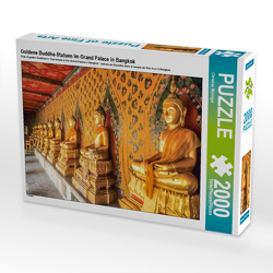 CALVENDO Puzzle Goldene Buddha-Statuen im Grand Palace in Bangkok 2000 Teile Lege-Größe 90 x 67 cm Foto-Puzzle Bild von Christian Müringer