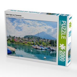 CALVENDO Puzzle Hafen Spiez am Thunersee 2000 Teile Lege-Größe 90 x 67 cm Foto-Puzzle Bild von SusaZoom