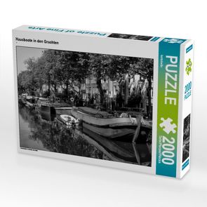 CALVENDO Puzzle Hausboote in den Grachten 2000 Teile Lege-Größe 90 x 67 cm Foto-Puzzle Bild von kattobello