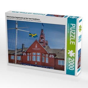 CALVENDO Puzzle Historisches Seglerhotel auf der Insel Sandhamn 2000 Teile Lege-Größe 90 x 67 cm Foto-Puzzle Bild von Christian Müringer