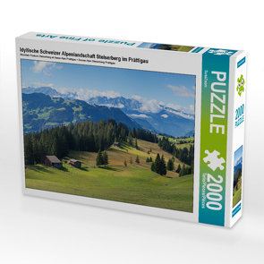 CALVENDO Puzzle Idyllische Schweizer Alpenlandschaft Stelserberg im Prättigau 2000 Teile Lege-Größe 90 x 67 cm Foto-Puzzle Bild von SusaZoom
