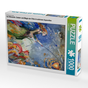 CALVENDO Puzzle Im Elfenreich- Zauber und Magie der Elfen in schönen Aquarellen 1000 Teile Lege-Größe 48 x 64 cm Foto-Puzzle Bild von Sveta Tiukkel