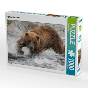 CALVENDO Puzzle Jagd auf den Lachs 1000 Teile Lege-Größe 64 x 48 cm Foto-Puzzle Bild von Stephan Peyer