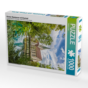 CALVENDO Puzzle Kloster Blaubeuren mit Blautopf 1000 Teile Lege-Größe 48 x 64 cm Foto-Puzzle Bild von Melanie Viola