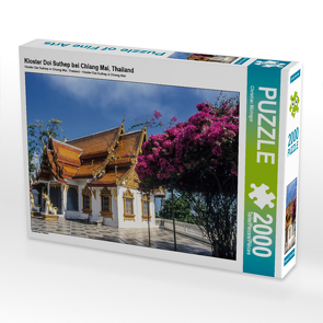 CALVENDO Puzzle Kloster Doi Suthep bei Chiang Mai, Thailand 2000 Teile Lege-Größe 90 x 67 cm Foto-Puzzle Bild von Christian Müringer