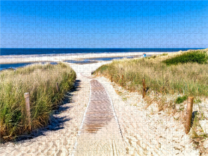 CALVENDO Puzzle Langeoog – Strandweg 1000 Teile Lege-Größe 640 x 480 cm Foto-Puzzle Bild von Andrea Dreegmeyer