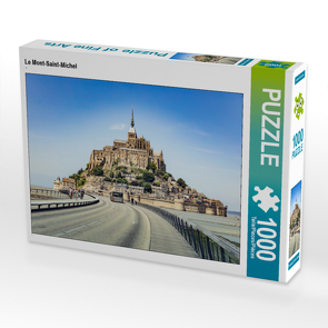 CALVENDO Puzzle Le Mont-Saint-Michel 1000 Teile Lege-Größe 64 x 48 cm Foto-Puzzle Bild von N N