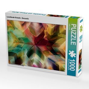 CALVENDO Puzzle Leuchtende Kristalle – Encaustic 1000 Teile Lege-Größe 48 x 64 cm Foto-Puzzle Bild von Ulrike Kröll von Kröll,  Ulrike