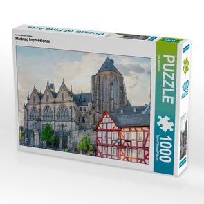 CALVENDO Puzzle Marburg Impressionen 1000 Teile Lege-Größe 64 x 48 cm Foto-Puzzle Bild von Dirk Meutzner