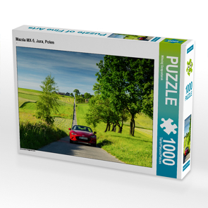 CALVENDO Puzzle Mazda MX-5, Jura, Polen 1000 Teile Lege-Größe 64 x 48 cm Foto-Puzzle Bild von Mikolaj Gospodarek