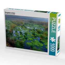 CALVENDO Puzzle Moorgebiet im Nebel 1000 Teile Lege-Größe 64 x 48 cm Foto-Puzzle Bild von Dirk Grasse