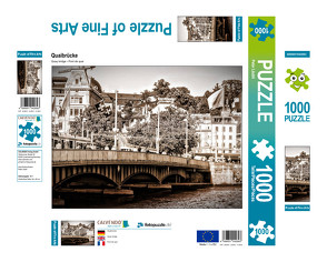 CALVENDO Puzzle Quaibrücke 1000 Teile Lege-Größe 640 x 480 cm Foto-Puzzle Bild von Peter Läubli