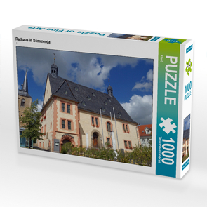 CALVENDO Puzzle Rathaus in Sömmerda 1000 Teile Lege-Größe 64 x 48 cm Foto-Puzzle Bild von Flori0
