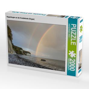 CALVENDO Puzzle Regenbogen an der Kreideküste (Rügen) 2000 Teile Lege-Größe 90 x 67 cm Foto-Puzzle Bild von Matthias Boelsen – Mattes Hobbyfotografie