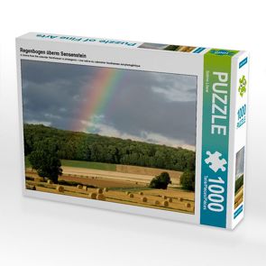 CALVENDO Puzzle Regenbogen überm Sensenstein 1000 Teile Lege-Größe 64 x 48 cm Foto-Puzzle Bild von Sabine Löwer