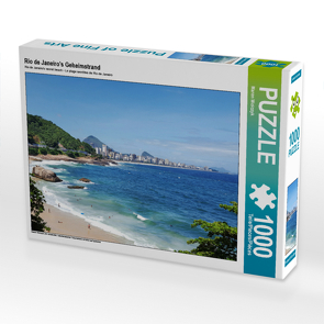 CALVENDO Puzzle Rio de Janeiro’s Geheimstrand 1000 Teile Lege-Größe 64 x 48 cm Foto-Puzzle Bild von Maren Woiczyk