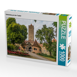 CALVENDO Puzzle Rothenburg ob der Tauber 1000 Teile Lege-Größe 64 x 48 cm Foto-Puzzle Bild von Peter Schickert