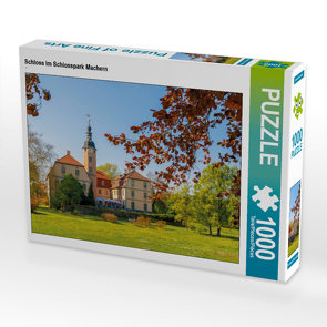 CALVENDO Puzzle Schloss im Schlosspark Machern 1000 Teile Lege-Größe 64 x 48 cm Foto-Puzzle Bild von N N