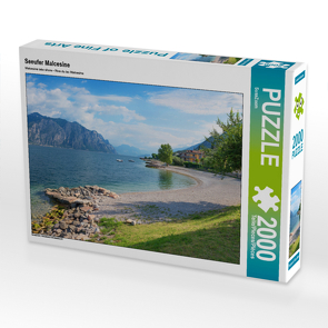 CALVENDO Puzzle Seeufer Malcesine 2000 Teile Lege-Größe 90 x 67 cm Foto-Puzzle Bild von SusaZoom