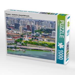 CALVENDO Puzzle Singapur – Asiatische Lifestyle Metropole 1000 Teile Lege-Größe 64 x 48 cm Foto-Puzzle Bild von Dieter Meyer