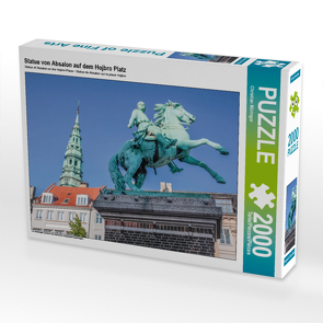 CALVENDO Puzzle Statue von Absalon auf dem Hojbro Platz 2000 Teile Lege-Größe 90 x 67 cm Foto-Puzzle Bild von Christian Müringer