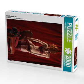 CALVENDO Puzzle Striptease in rot 2000 Teile Lege-Größe 67 x 90 cm Foto-Puzzle Bild von Stefan Weis