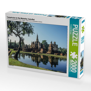 CALVENDO Puzzle Tempelruine im Wat Mahathat, Sukothai 2000 Teile Lege-Größe 90 x 67 cm Foto-Puzzle Bild von Christian Müringer