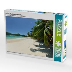 CALVENDO Puzzle Traumhafter Strand Seychellen 2000 Teile Lege-Größe 90 x 67 cm Foto-Puzzle Bild von Jürgen Feuerer