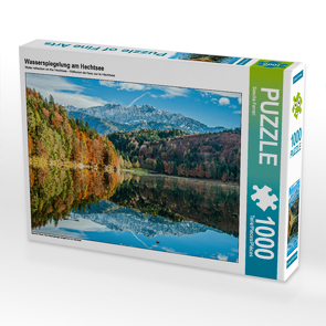 CALVENDO Puzzle Wasserspiegelung am Hechtsee 1000 Teile Lege-Größe 64 x 48 cm Foto-Puzzle Bild von Sascha Ferrari