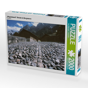 CALVENDO Puzzle „Wegweisend“ Brücke in Borgonovo 2000 Teile Lege-Größe 90 x 67 cm Foto-Puzzle Bild von Max Watzinger – traumbild –