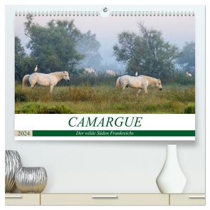 Camargue – Der wilde Süden Frankreichs (hochwertiger Premium Wandkalender 2024 DIN A2 quer), Kunstdruck in Hochglanz von Schikore,  Martina