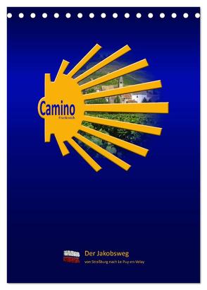 Camino Frankreich (Tischkalender 2024 DIN A5 hoch), CALVENDO Monatskalender von Vossemer,  Stefan