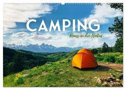 Camping – Raus in die Natur. (Wandkalender 2024 DIN A2 quer), CALVENDO Monatskalender von SF,  SF