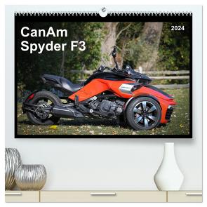 CanAm Spyder F3 (hochwertiger Premium Wandkalender 2024 DIN A2 quer), Kunstdruck in Hochglanz von Wolff,  Juergen