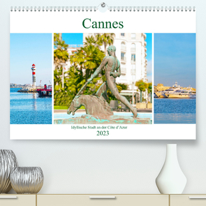 Cannes – idyllische Stadt an der Côte d’Azur (Premium, hochwertiger DIN A2 Wandkalender 2023, Kunstdruck in Hochglanz) von Schwarze,  Nina