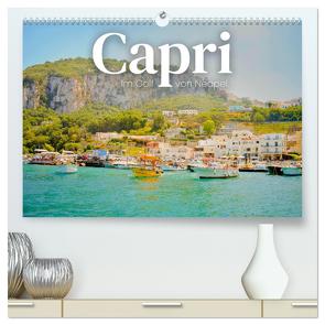 Capri – Im Golf von Neapel. (hochwertiger Premium Wandkalender 2024 DIN A2 quer), Kunstdruck in Hochglanz von SF,  SF