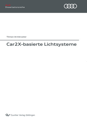 Car2X-basierte Lichtsysteme von Armbruster,  Tilman