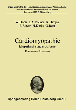 Cardiomyopathie von Berg,  G, Derks,  H., Dittgen,  R., Doerr,  W., Rieger,  P., Robner,  J.A.