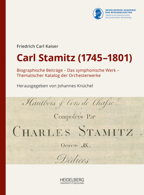 Carl Stamitz (1745–1801) von Kaiser,  Friedrich Carl, Knüchel,  Johannes