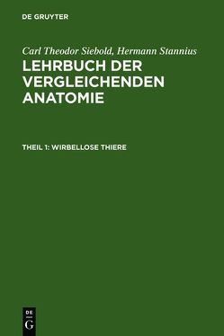 Carl Theodor von Siebold; Hermann Stannius: Lehrbuch der vergleichenden Anatomie / Wirbellose Thiere von Siebold,  Carl Theodor von, Stannius,  Hermann