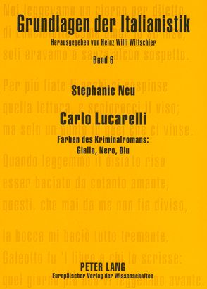 Carlo Lucarelli von Neu,  Stephanie