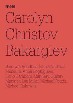 Carolyn Christov-Bakargiev von Christov-Bakargiev,  Carolyn, Gamboni,  Dario, Petzet,  Michael