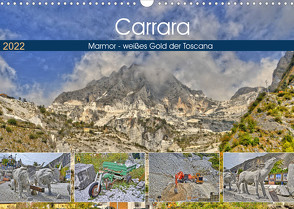 Carrara Marmor – weißes Gold der Toscana (Wandkalender 2022 DIN A3 quer) von Geiger,  Günther