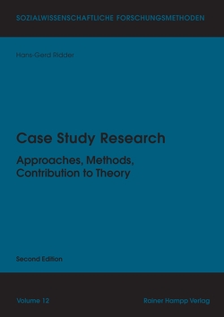 Case Study Research von Ridder,  Hans-Gerd