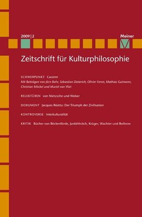 Cassirer von Konersmann,  Ralf, Krois,  John Michael, Westerkamp,  Dirk
