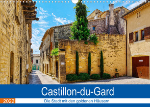 Castillon-du-Gard – Die Stadt mit den goldenen Häusern (Wandkalender 2022 DIN A3 quer) von Bartruff,  Thomas