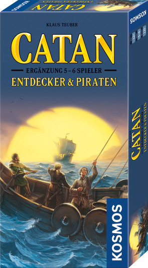 CATAN – Ergänzung 5-6 Spieler – Entdecker & Piraten von Menzel,  Michael, Teuber,  Klaus