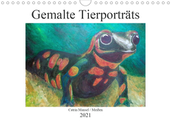 Catrin Mansel – Gemalte Tierporträts (Wandkalender 2021 DIN A4 quer) von Mansel,  Catrin