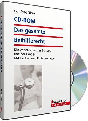 CD-ROM Das gesamte Beihilferecht (Grundversion) von Nitze,  Gottfried